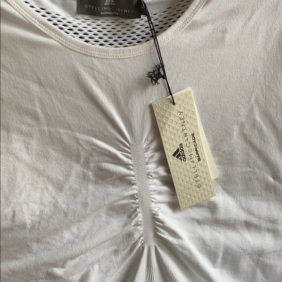 Stella McCartney Adidas White Stretch Shirt New - Picture 2 of 5